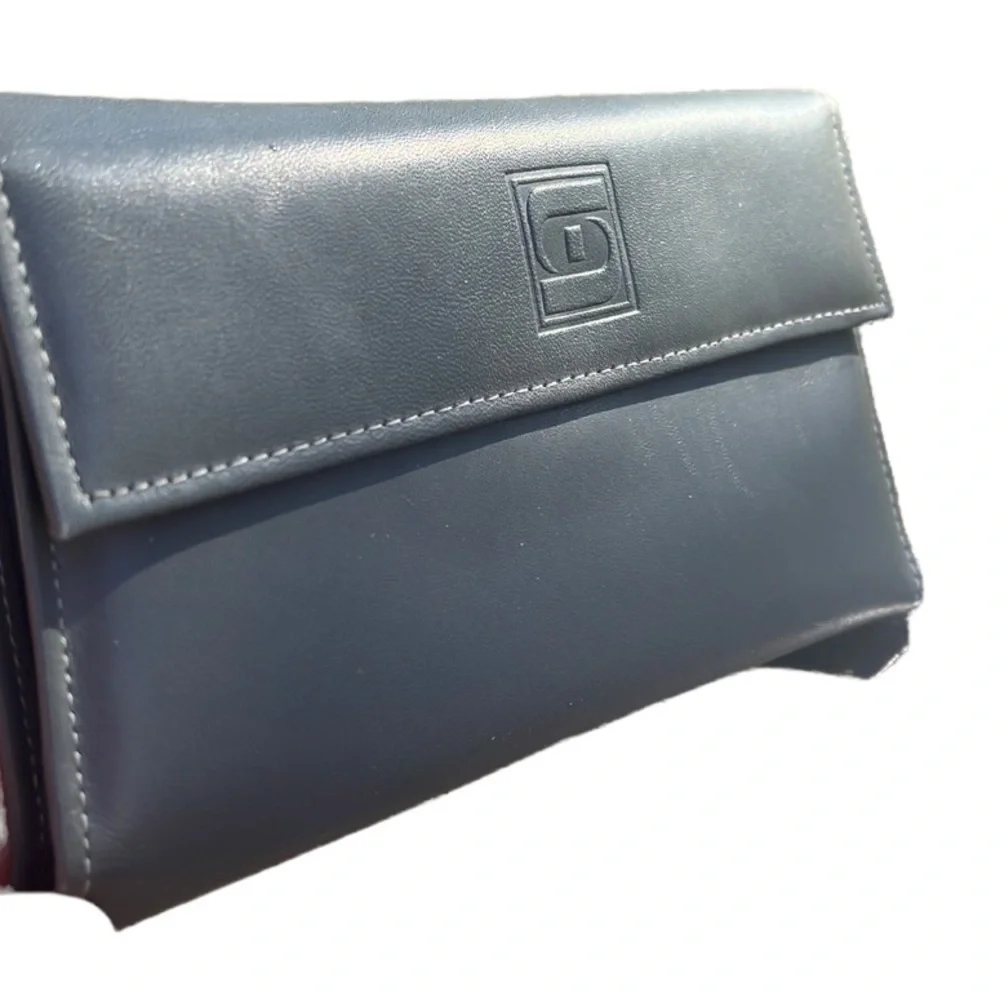 Di Lido Wallet Nappa Soft Cowhide Vintage gray leather